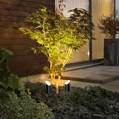 Outdoor LED Tree Uplight Column Stainless Steel 5W 3000K IP54 Hardwired 2 Heights 23.6 or 31.5 Inch