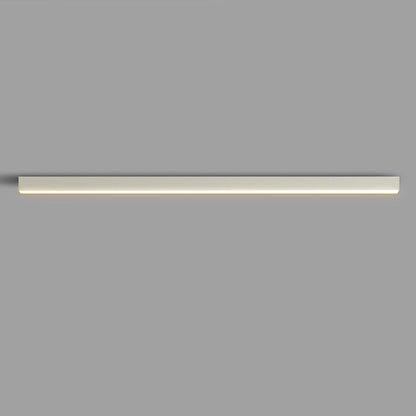Linear LED Flush Mount Ceiling Light Aluminium Acrylic 3-Step CCT Dimmable Black White 5 Lengths