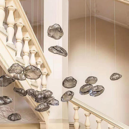 Glass Irregular Bubble Pendant Light LED E26/E27 Nordic Industrial Three Glass Tints Fixed Warm White Single Configuration