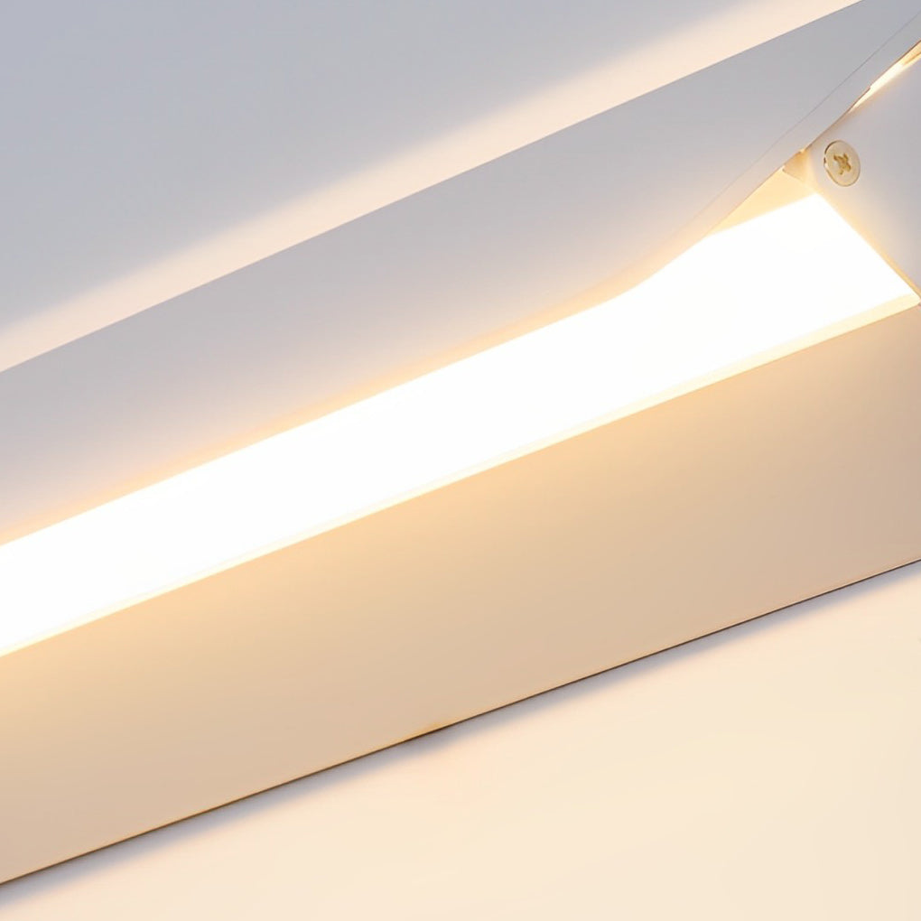 Adjustable COB LED Wall Sconce Aluminum 270° Rotation Hardwired Bedroom Hallway White