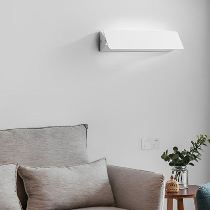 Adjustable COB LED Wall Sconce Aluminum 270° Rotation Hardwired Bedroom Hallway White