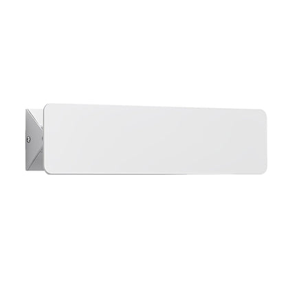 Adjustable COB LED Wall Sconce Aluminum 270° Rotation Hardwired Bedroom Hallway White