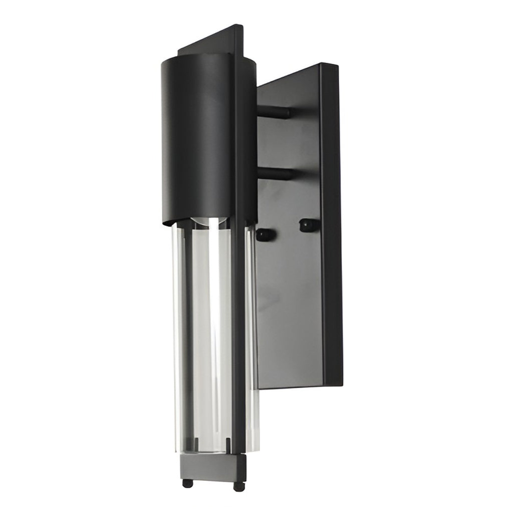 Retro Outdoor Wall Sconce Iron Glass E27 Black or Antique Copper 3000K 110V