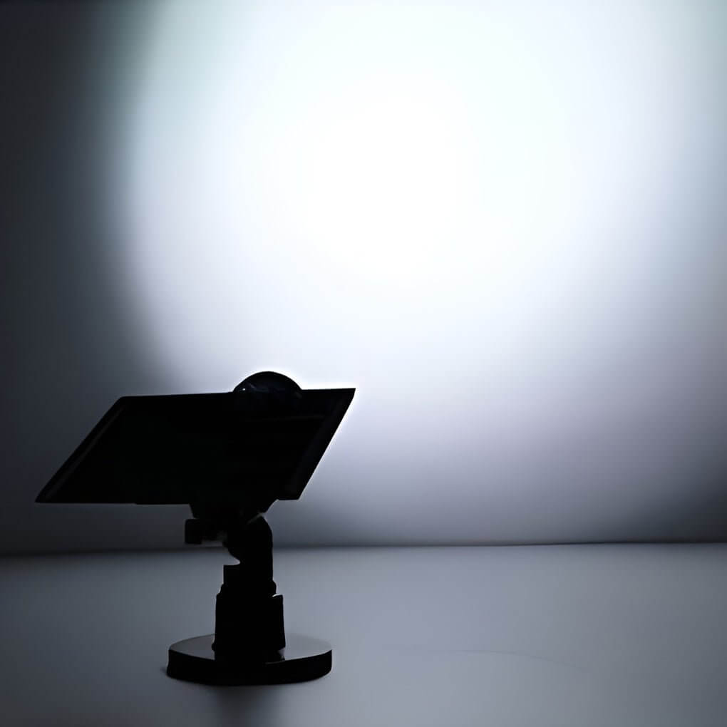 Solar Spotlight Outdoor Adjustable Aluminum LED 10W IP54 White Warm White RGB Dusk to Dawn Ground Spike or Base Mount Garden Tree Landscape