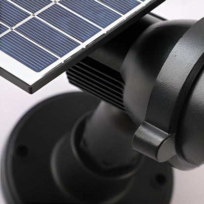 Solar Spotlight Outdoor Adjustable Aluminum LED 10W IP54 White Warm White RGB Dusk to Dawn Ground Spike or Base Mount Garden Tree Landscape