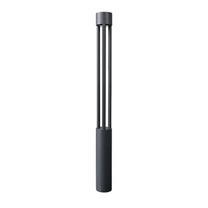 COB LED Bollard Path Light | Tall Black Outdoor Landscape Post Light