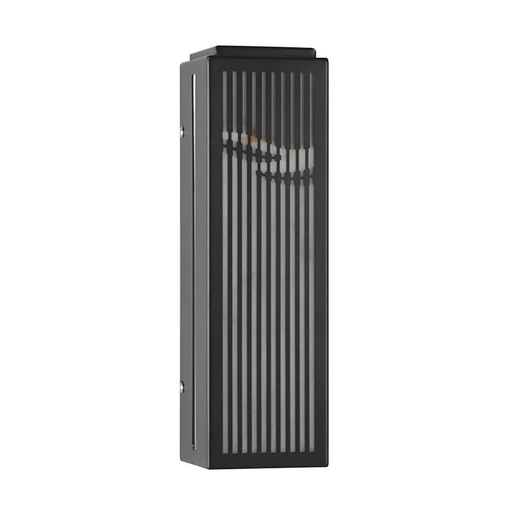 Outdoor Grille Wall Sconce Stainless Steel Marble LED 4 Sizes Black