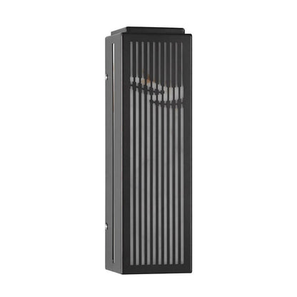 Outdoor Grille Wall Sconce Stainless Steel Marble LED 4 Sizes Black