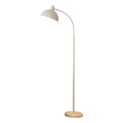 Modern Arc Floor Lamp LED Dome Shade White Marble Base Dimmable Remote Foot Switch Task Reading Living Room Bedroom 60 Inch