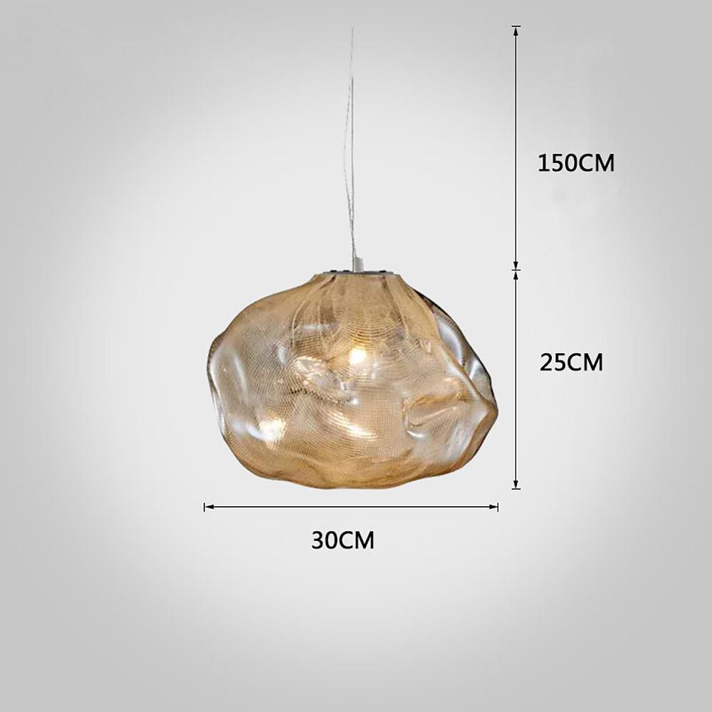 Glass Irregular Bubble Pendant Light LED E26/E27 Nordic Industrial Three Glass Tints Fixed Warm White Single Configuration