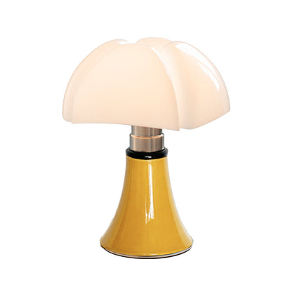 Bauhaus Mushroom Dome Table Lamp Iron Base Touch Control 8W LED Warm White Black White Chrome Gold 13.78 Inch